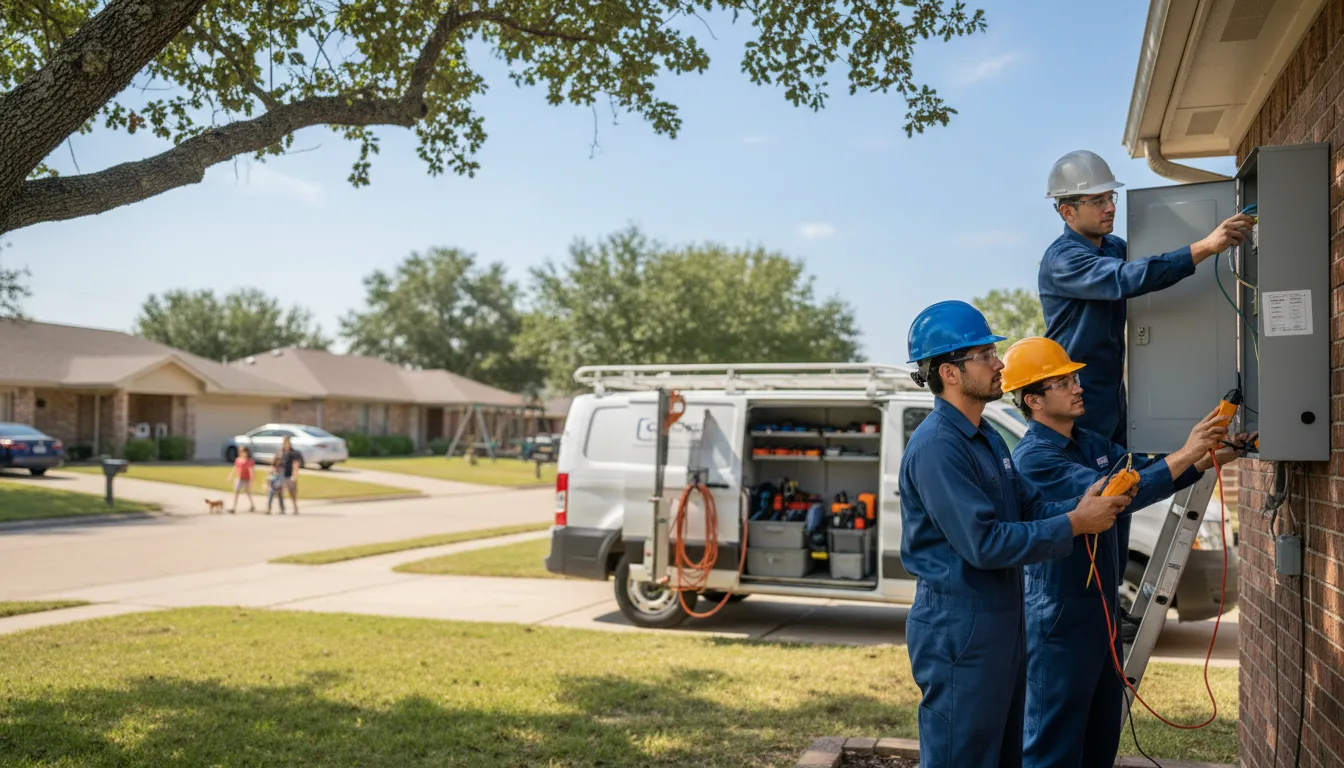 Certified electrician providing emergency electrical services in Hagerstown, MD
